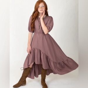 Joyfolie Mia‎ Joy Girls Gabriella Maxi Dress in Orchid Size 6 NWT MSRP $69